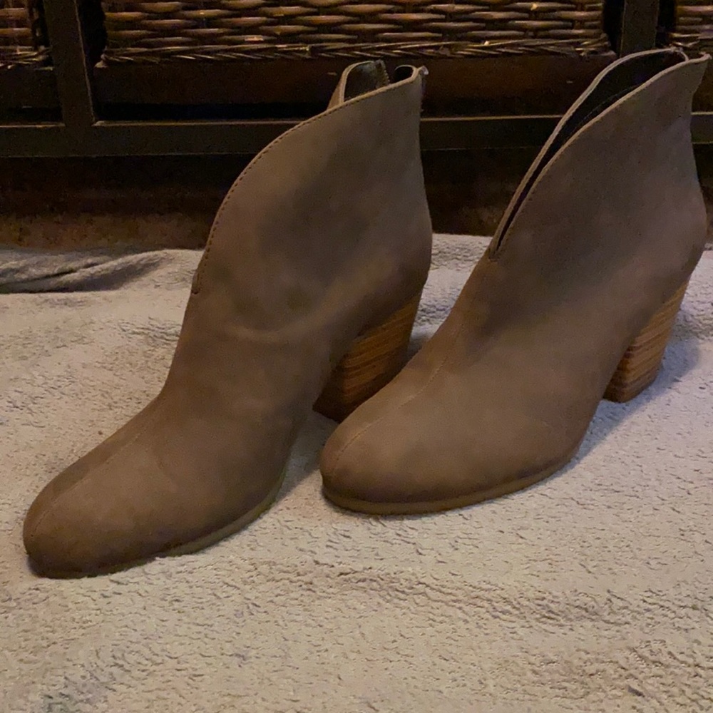 Brown booties